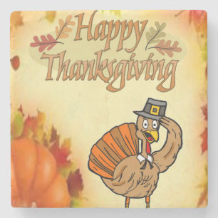 Marble Stone Untersetzer Erntedank