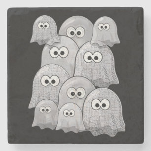 Marble Stone Untersetzer Halloween