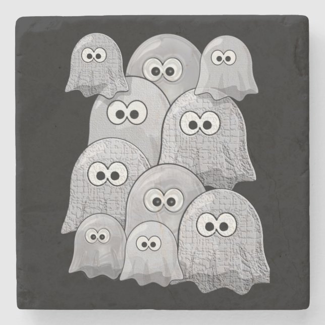 Marble Stone Untersetzer Halloween (Vorderseite)