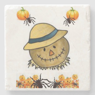 Marble Stone Untersetzer Halloween