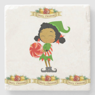 Marble Stone Untersetzer Weihnachten