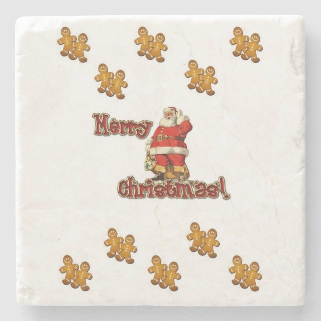 Marble Stone Untersetzer Weihnachten (Vorderseite)