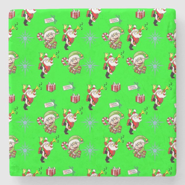 Marble Stone Untersetzer Weihnachten (Vorderseite)