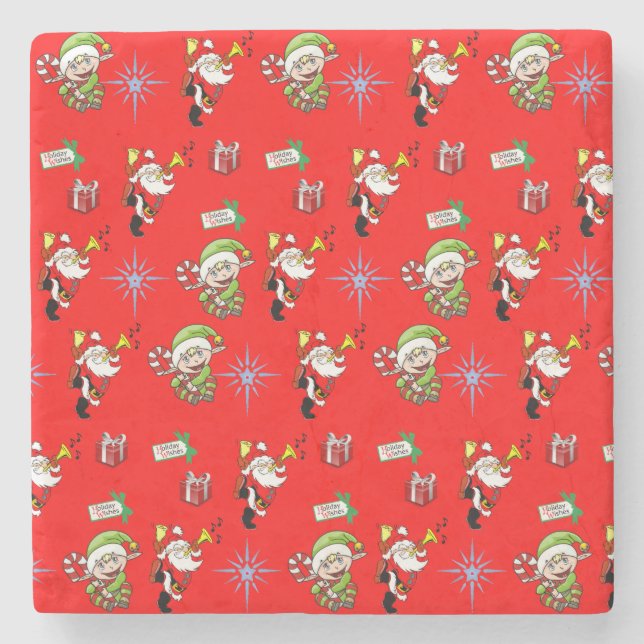 Marble Stone Untersetzer Weihnachten (Vorderseite)