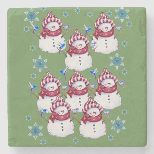Marble Stone Untersetzer Weihnachten (Vorderseite)