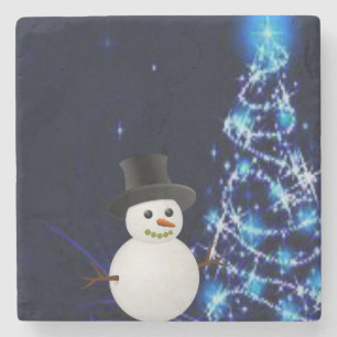 Marble Stone Untersetzer Weihnachten