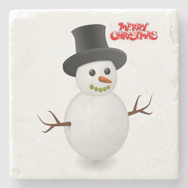 Marble Stone Untersetzer Weihnachten (Vorderseite)