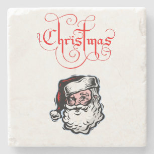 Marble Stone Untersetzer Weihnachten