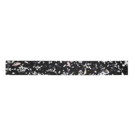 Marble Texture Black Satinband