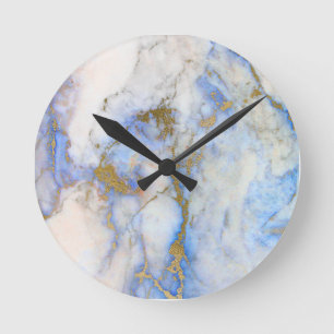 marble texture runde wanduhr