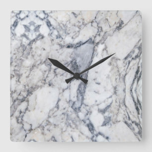 "Marble"-Uhr Quadratische Wanduhr