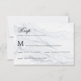 Marble Wedding RSVP Response