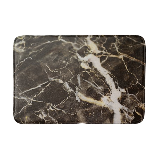 Marbled-Abstrakter Expressionismus von Shirley Tay Badematte (Vorderseite)