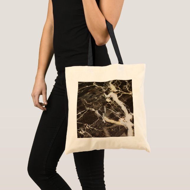 Marbled-Abstrakter Expressionismus von Shirley Tay Tragetasche (Vorderseite (Produkt))