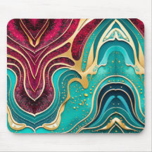 Marbled Elegance Luxuriöse Fluid Art