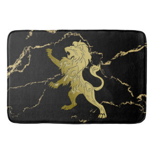 Marbled Golden Royal Lion Badematte