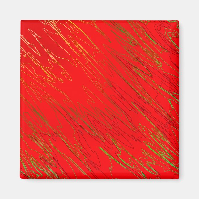 Marbled Red Magnet (Vorne)