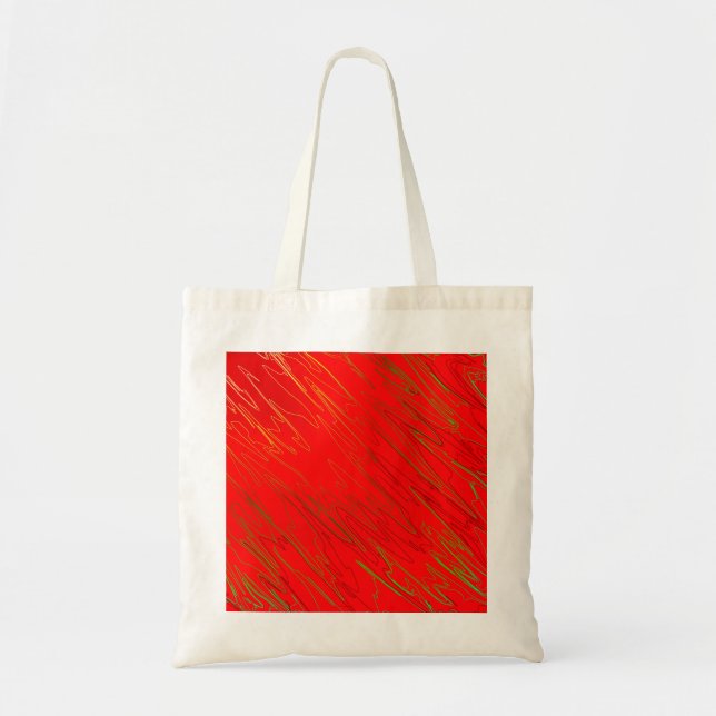Marbled Red Tragetasche (Vorne)