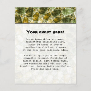 Marbled Shards - Mandelbrot Art Flyer