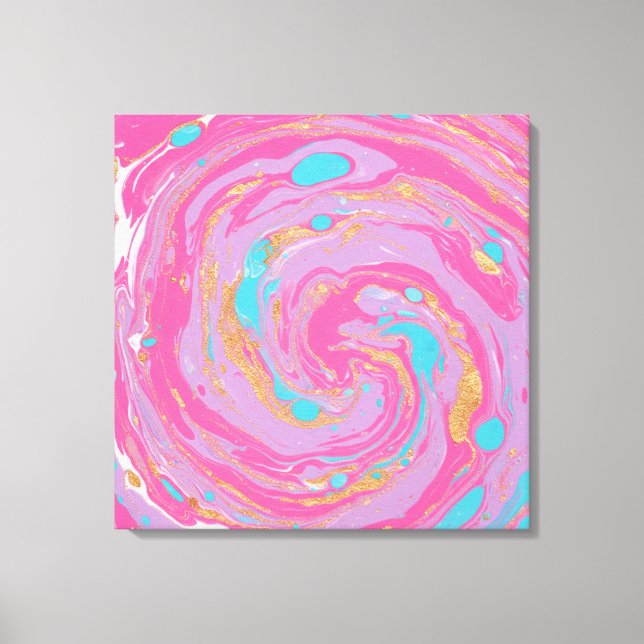 Marbled Swirl Leinwanddruck (Vorderseite)