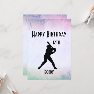 Marbled Ticket Baseball Geburtstagsparty Einladung