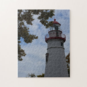 Marblehead Leuchtturm-Foto erstellt auf einer Puzzle