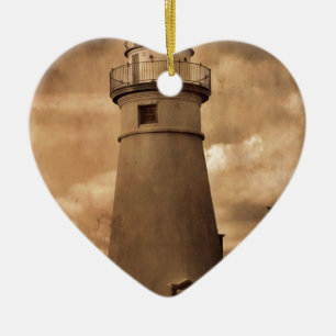 Marblehead Leuchtturm Keramik Ornament