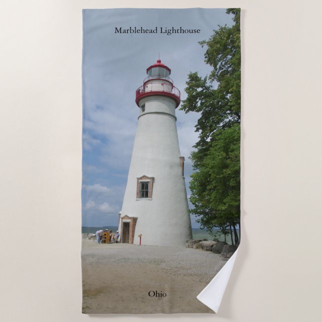 Marblehead Lighthouse Badetuch (Vorderseite)