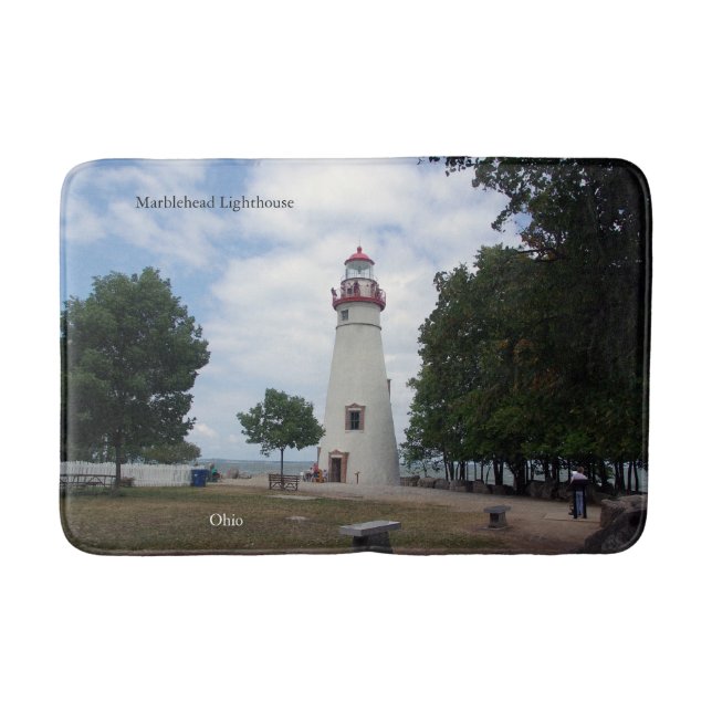 Marblehead Lighthouse bathmat Badematte (Vorderseite)