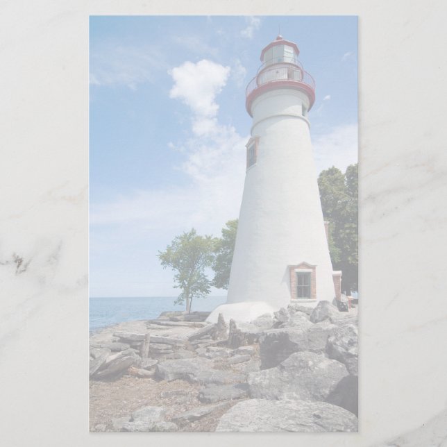 Marblehead Lighthouse Briefpapier (Vorderseite)