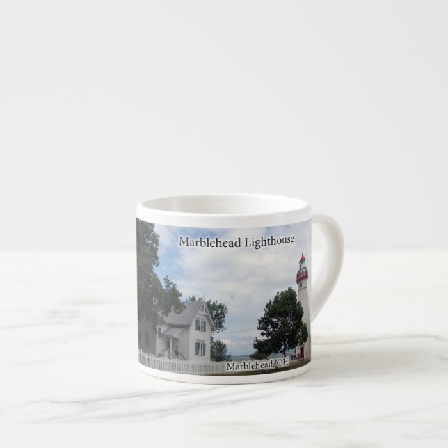 Marblehead Lighthouse Espresso Tasse (Vorderseite Rechts)