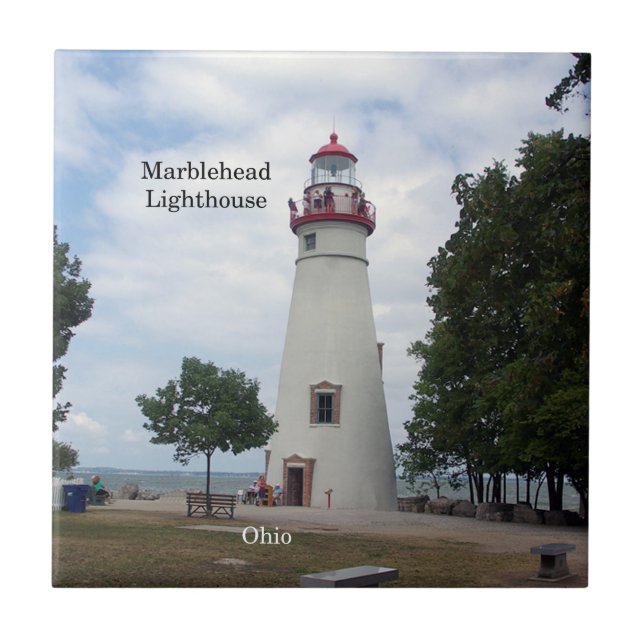 Marblehead Lighthouse Fliesen (Vorderseite)