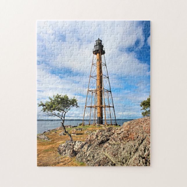 Marblehead Lighthouse, Massachusetts MA Puzzle (Vertikal)