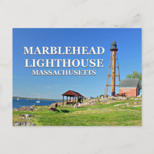 Marblehead Lighthouse, Massachusetts Postkarte
