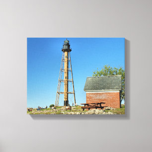Marblehead Lighthouse Massachusetts Wolkenkratzer  Leinwanddruck