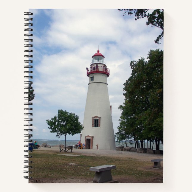 Marblehead Lighthouse Notebook Notizbuch (Vorderseite)