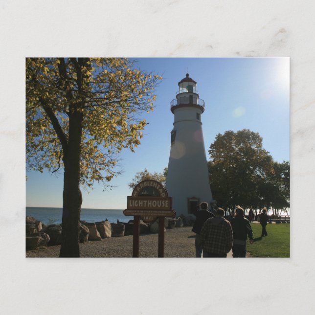 Marblehead Lighthouse, Ohio Postkarte (Vorderseite)