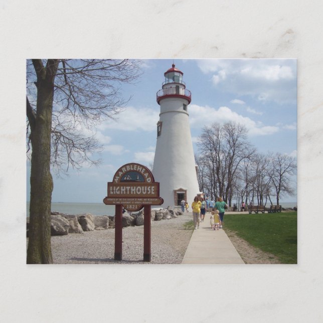 Marblehead Lighthouse, Ohio Postkarte (Vorderseite)
