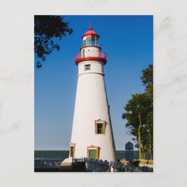 Marblehead Lighthouse Postkarte (Vorderseite)