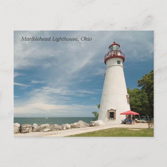 Marblehead Lighthouse Postkarte (Vorderseite)