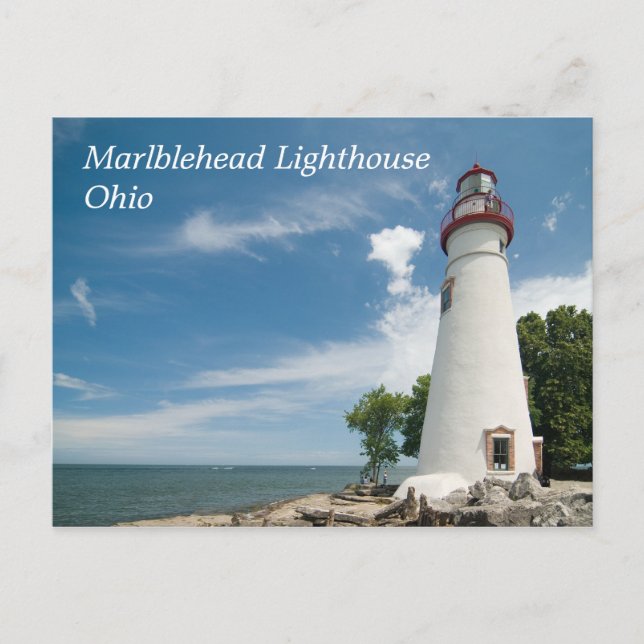 Marblehead Lighthouse Postkarte (Vorderseite)