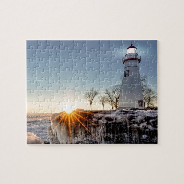 Marblehead Lighthouse Puzzle (Horizontal)