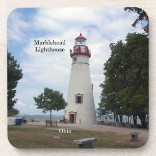 Marblehead Lighthouse Set von 6 Untersetzer aus Ku