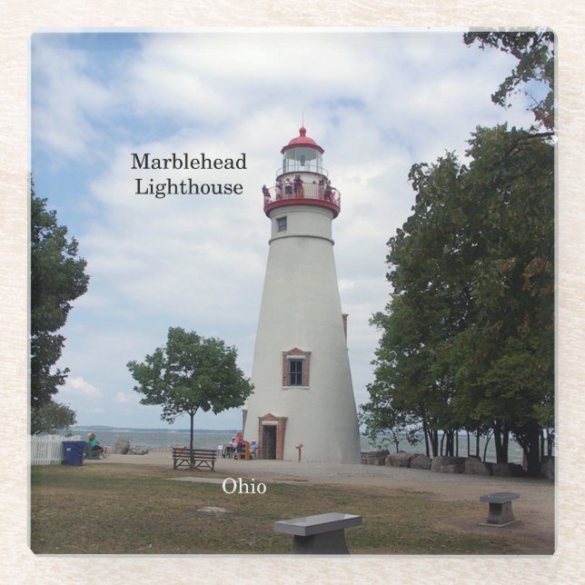 Marblehead Lighthouse Untersetzer (Vorderseite)