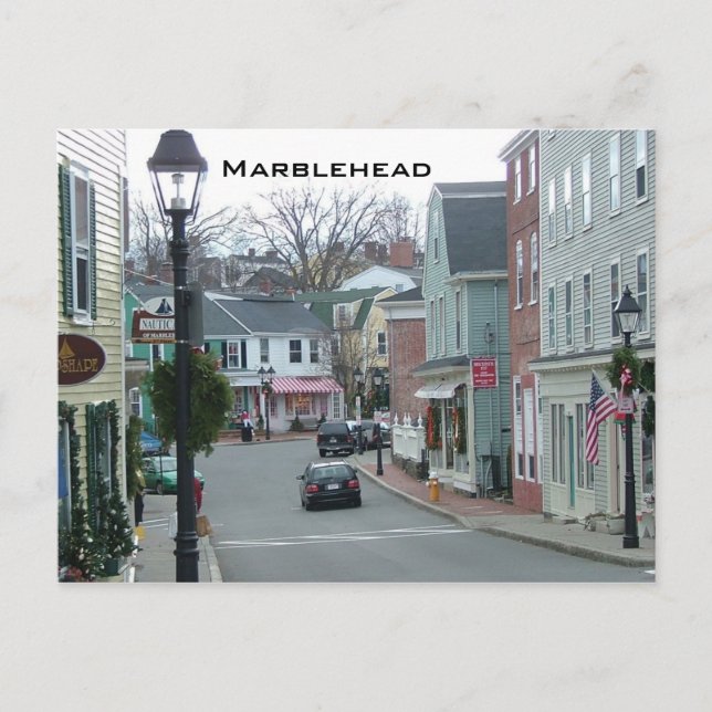 Marblehead Postkarte (Vorderseite)
