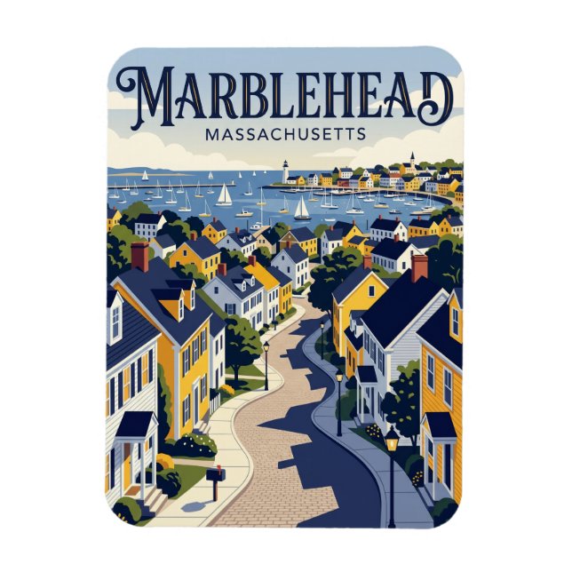 Marblehead USA Magnet (Vertikal)
