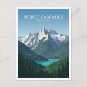 Marblemount Washington Reiseandenken Postkarte