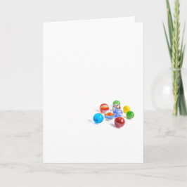 Marbles Greeting Card Karte