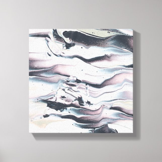 Marbling V Crop Leinwanddruck (Vorderseite)