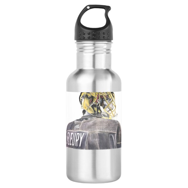 Marc Andre Fleury Classic T Shirt Edelstahlflasche (Vorderseite)